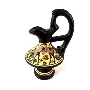 Vintage Hand painted Greek Ewer